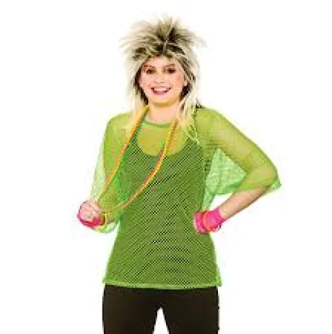 Net bluse i NEON farve