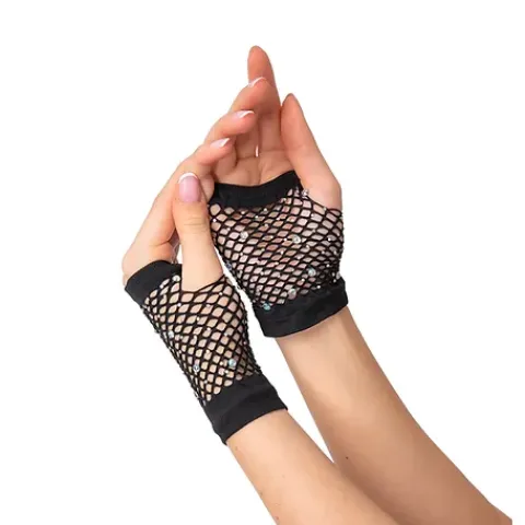 Net handsker sort med sten