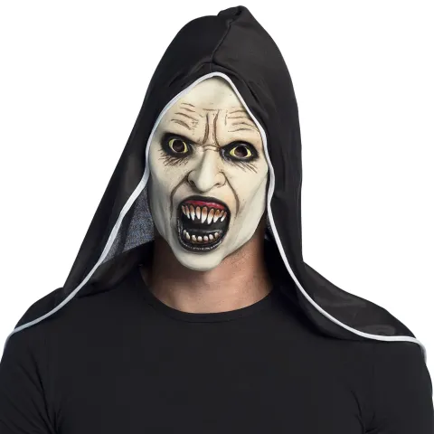 Nonne halloween maske i latex