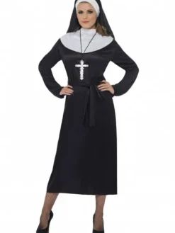 Nonne kostume med bælte