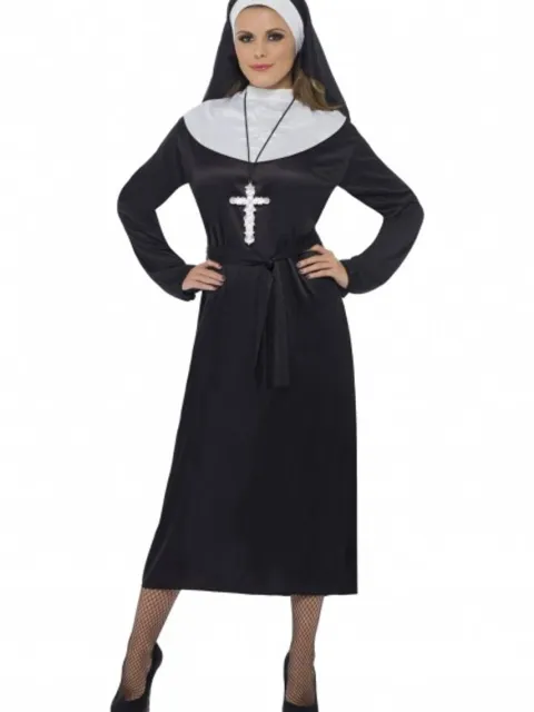 Nonne kostume med bælte