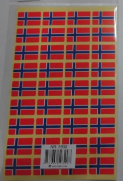 Oblater Norge, ark med 72 stk
