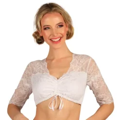 Oktoberfest bluse "Lore" – med blonde ærmer