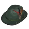 Oktoberfest Hat GRØN Deluxe