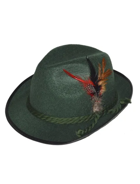 Oktoberfest Hat GRØN Deluxe