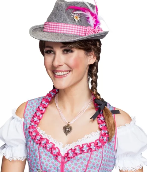 Oktoberfest hat i grå til kvinder
