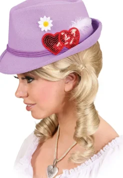 Oktoberfest hat til kvinder - Lilla