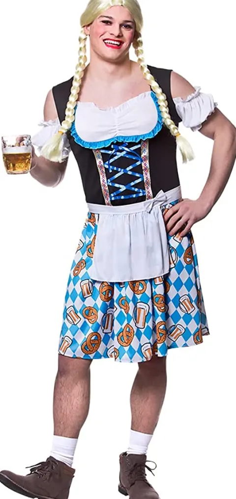Oktoberfest Kjole Bavarian Beer til mænd