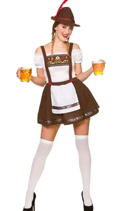 Oktoberfest Kjole BRUN