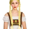 Oktoberfest paryk - beer girl