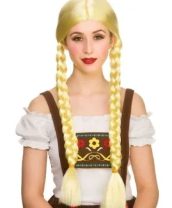 Oktoberfest paryk - beer girl