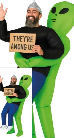 Oppusteligt Bæres af Alien Kostume
