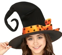 Orange heksekostume