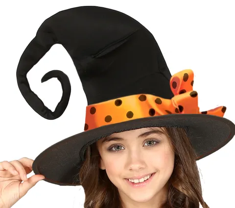 Orange heksekostume
