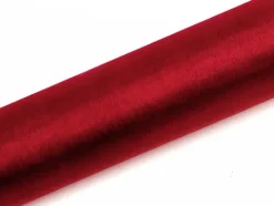 Organza 0,36 x 9 meter i mørk rød