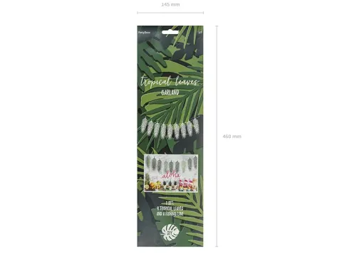 Palme guirlande DIY i karton