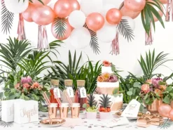 Palme guirlande DIY i karton