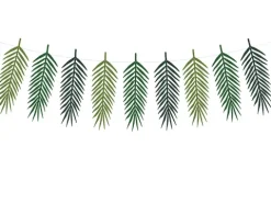 Palme guirlande DIY i karton