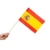 Papirflag på pind 10 stk - Spanien