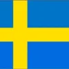 Papirflag Sverige på pind A4