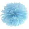 Papir pom pom blå Ø35