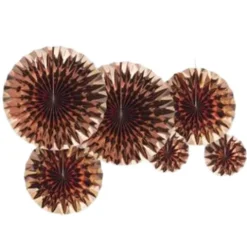 Papirvifter 6 stk i Rosegold