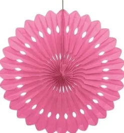 Papirvæv vifte i Pink
