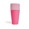 Papkopper i pink 350 ml