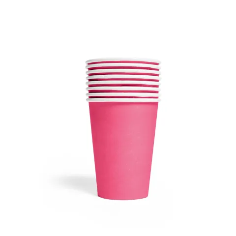 Papkopper i Pink 210ml