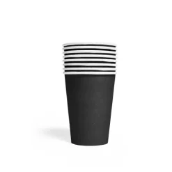 Papkopper i Sort 210ml