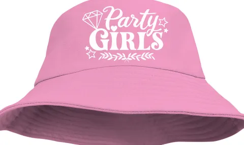 Party Girls Bøllehat i Lyserød