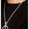 Peace tegn i metal XL
