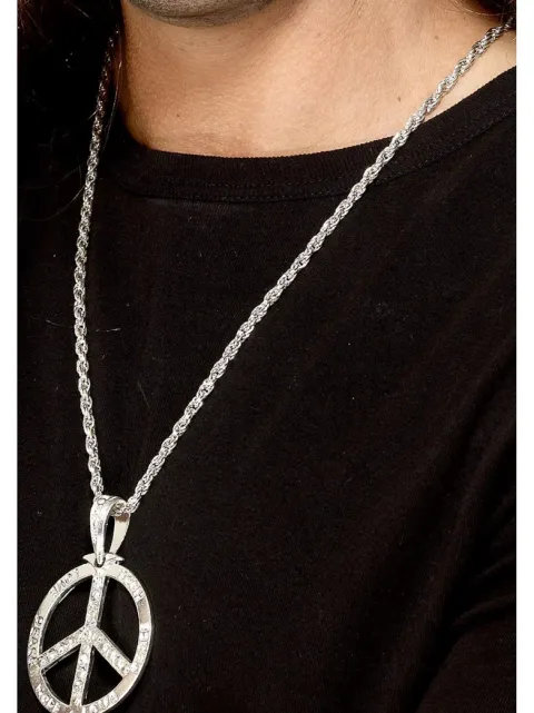 Peace tegn i metal XL