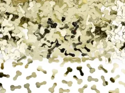 Penis konfetti i guld