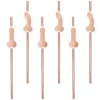 Penis sugerør i rosegold