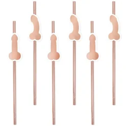 Penis sugerør i rosegold