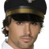 Pilot kasket i sort