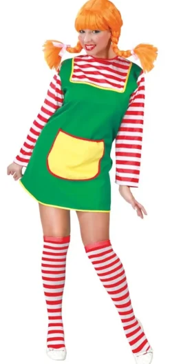 Pippi Langstrømpe kostume Voksen