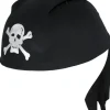 Pirat hat sort stof
