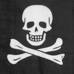 Pirat Servietter med Skull