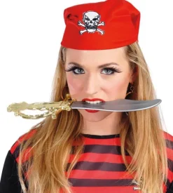 Piratsværd blød plast, 33cm