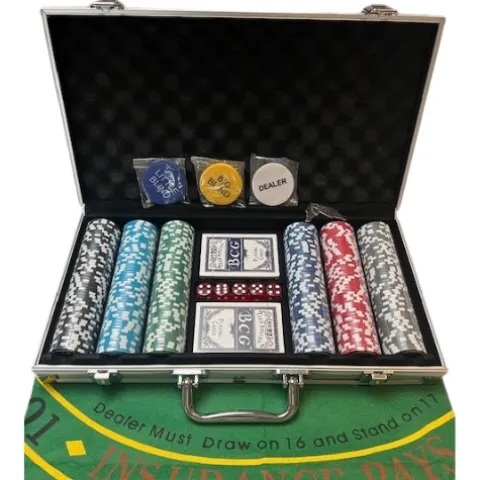 Pokerspil - komplet sæt