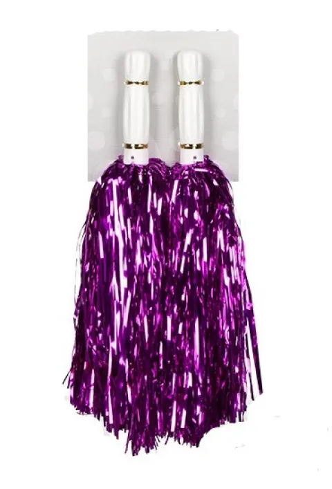 Pom Pom Cheerleader i metallic pink