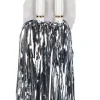 Pom Pom Cheerleader i metallic sølv