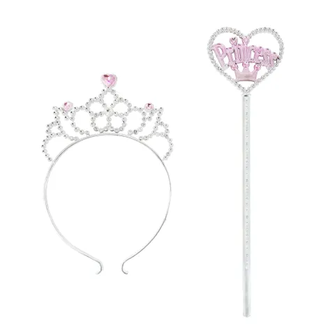 Prinsesse tiara og stav