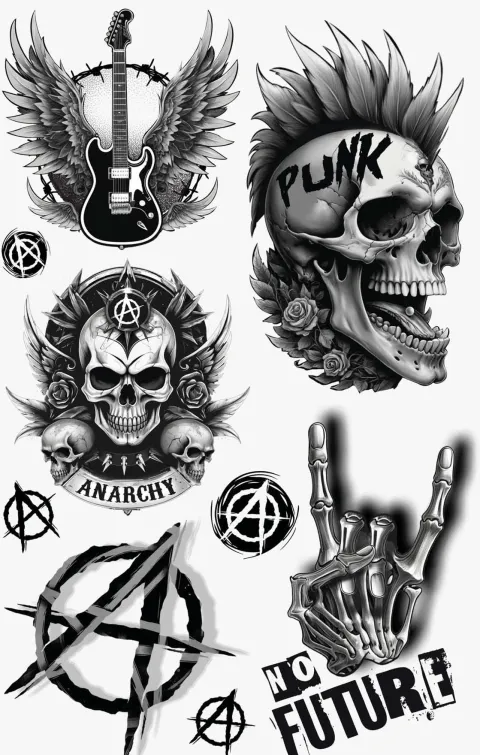 PUNK tatoveringer