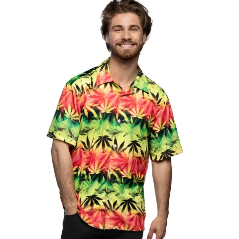 Rastafari Hawaii skjorte