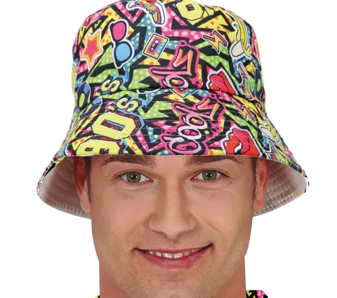 90ér bøllehat neon