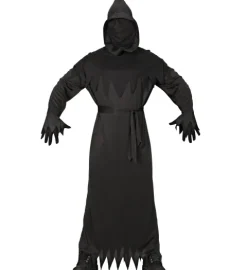Reaper kostume med stofmaske til voksne