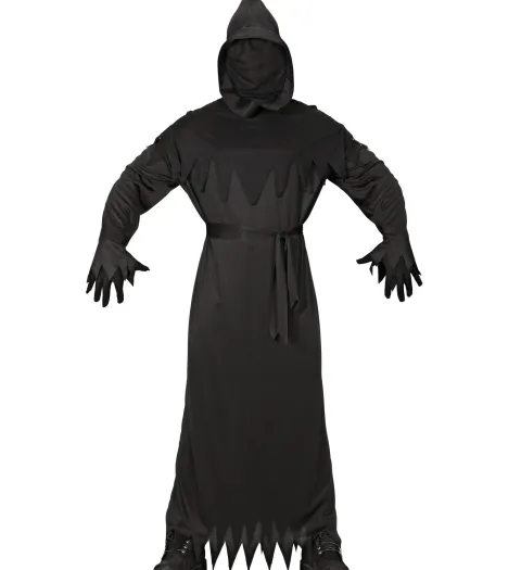 Reaper kostume med stofmaske til voksne
